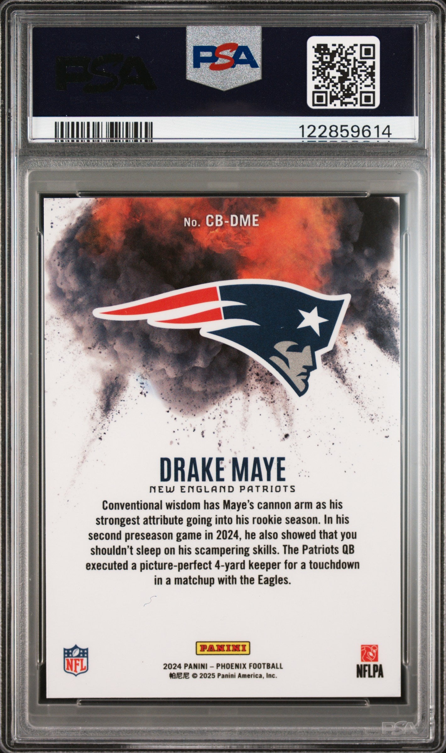 Drake Maye 2024 Color Blast Rookie PSA 10