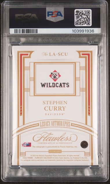 Stephen Curry 2023 Prizm Draft Picks Auto PSA 7 /25