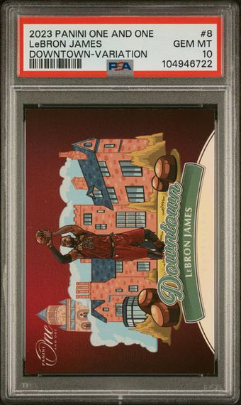 Lebron James 2023 One And One Downtown Variation PSA 10