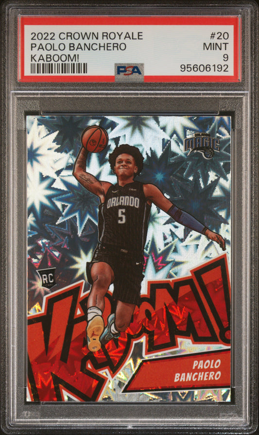 Paolo Banchero 2022 Rookie Kaboom PSA 9