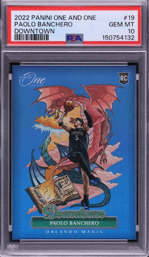 Paolo Banchero 2022 Downtown Rookie PSA 10 — for sale at Sports Card Invest