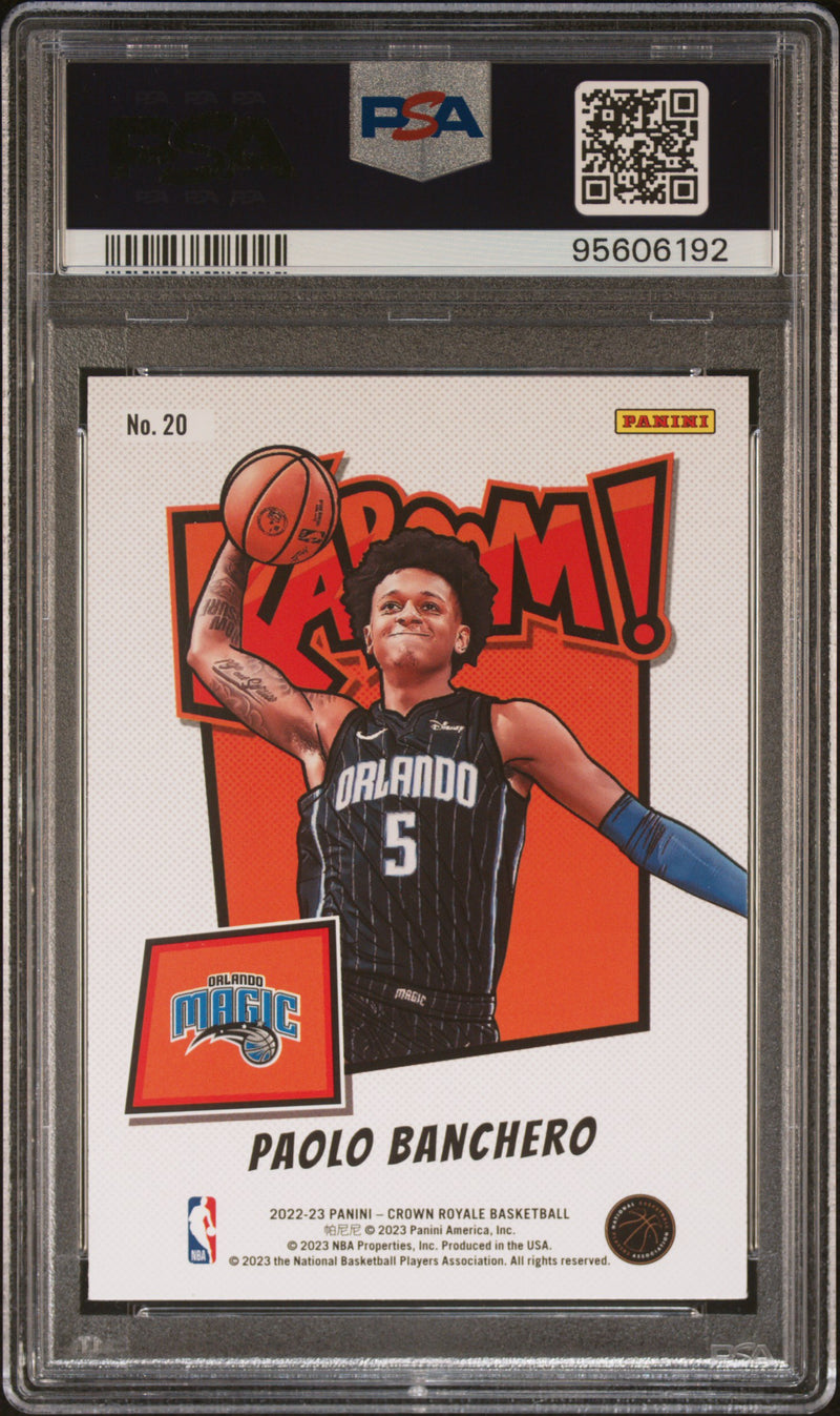 Paolo Banchero 2022 Rookie Kaboom PSA 9
