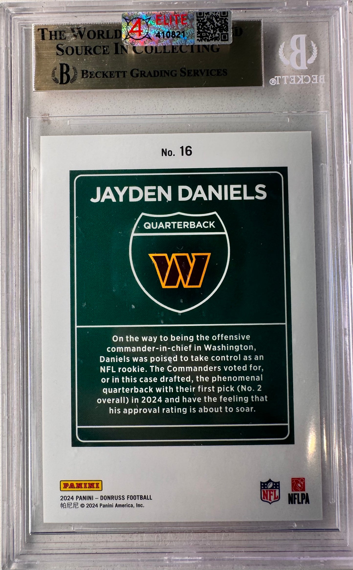 Jayden Daniels 2024 Downtown BGS 10