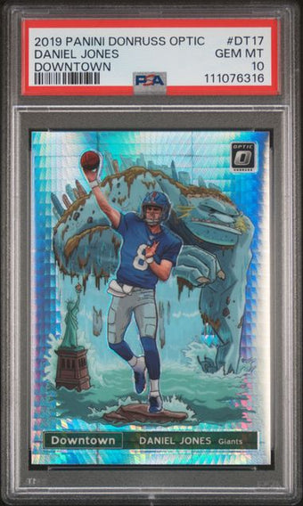 Daniel Jones 2019 Optic Downtown PSA 10