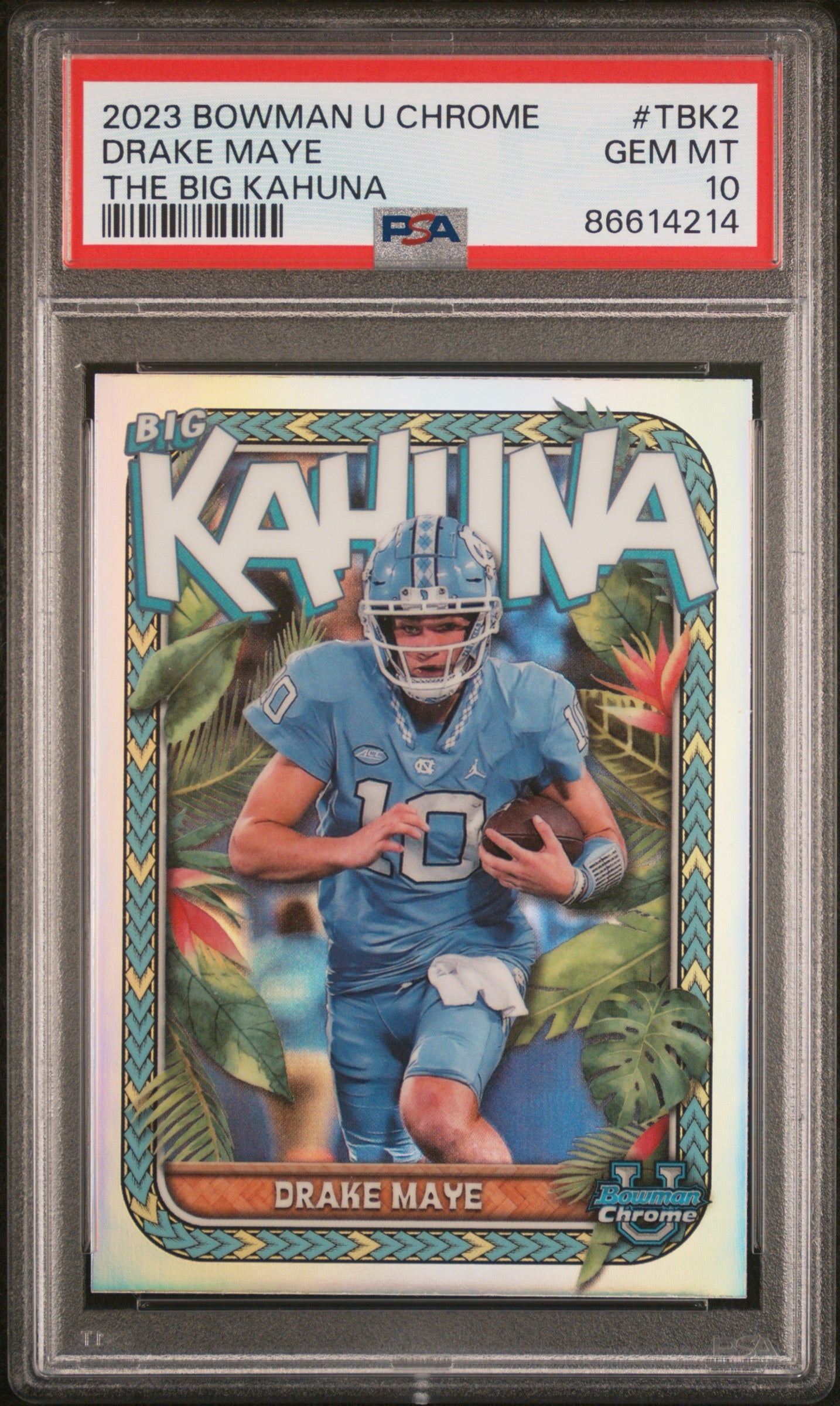 Drake Maye 2023 The Big Kahuna PSA 10